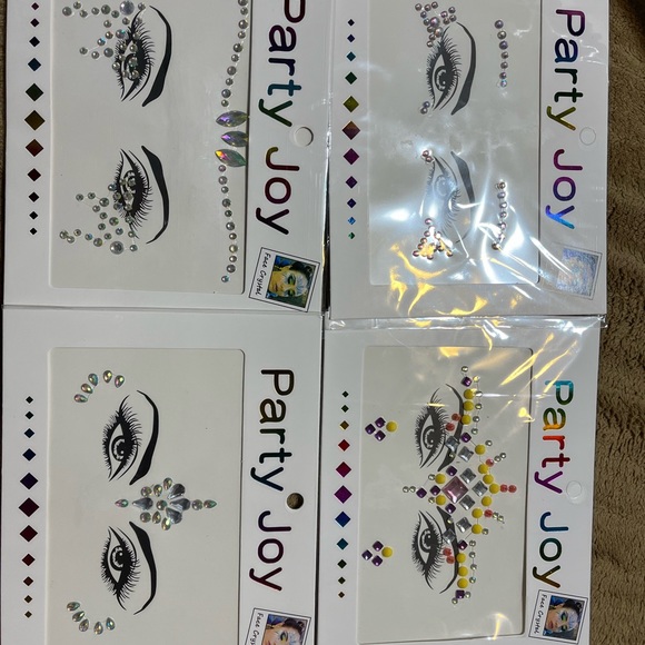 Lot 4 rave face stickers - Picture 7 of 7